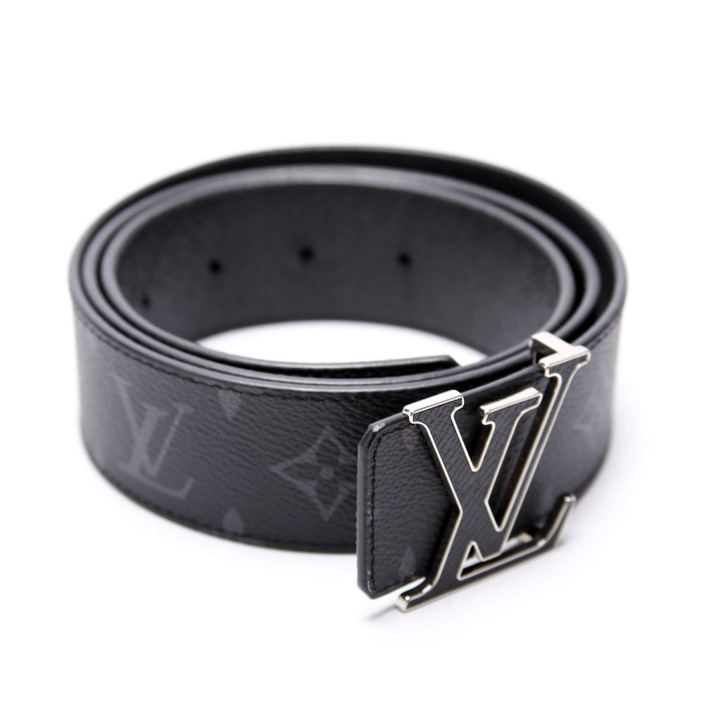 LV Taiga Initiales 40MM Reversible Leather/Eclipse Belt Size 90/36