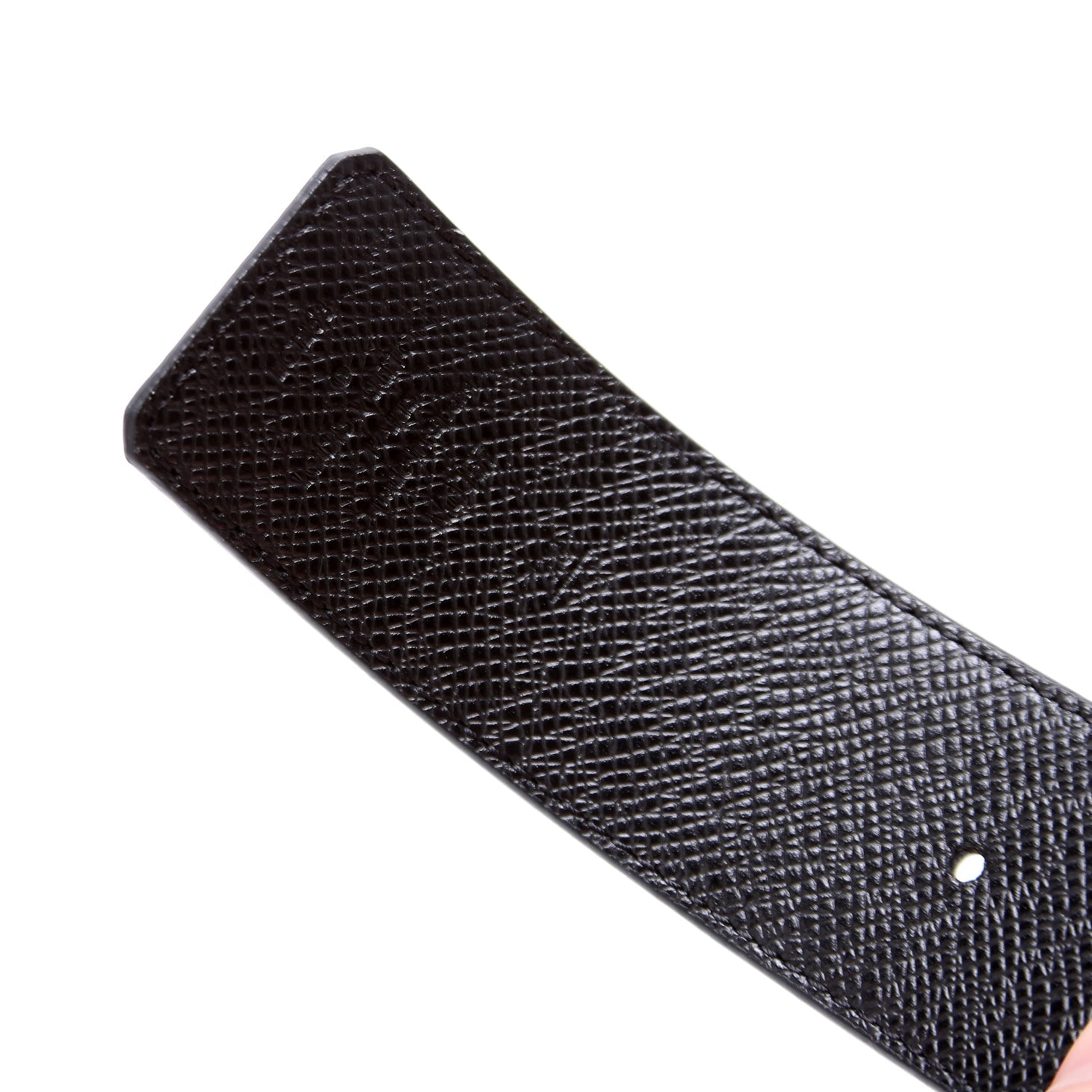 LV Taiga Initiales 40MM Reversible Leather/Eclipse Belt Size 90/36