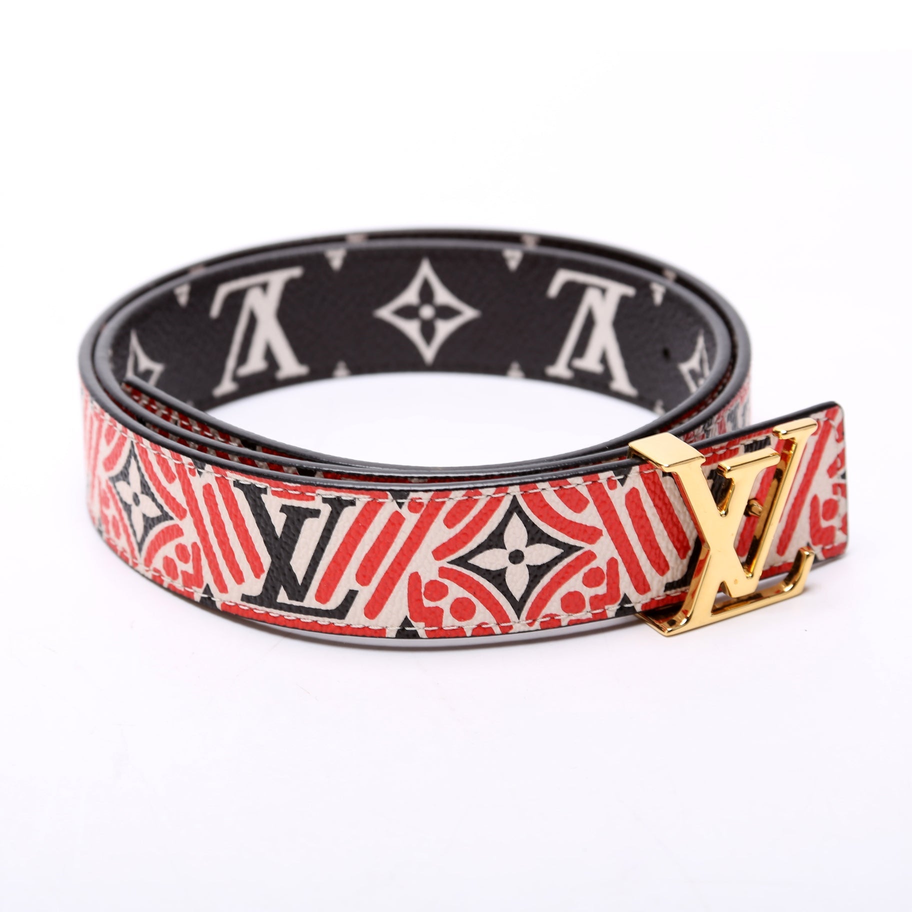 Crafty Iconic 30MM Reversible Belt Size 85/32 Red/Black