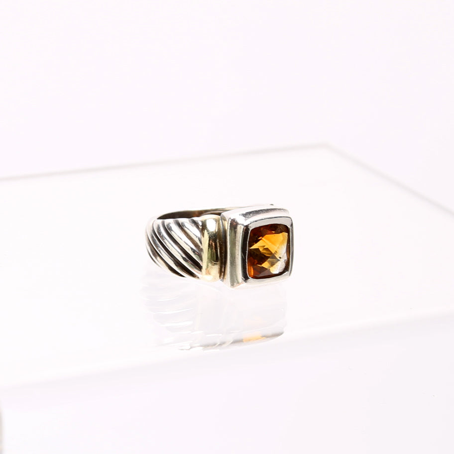 Noblesse 925/585/Citrine Ring Size 5