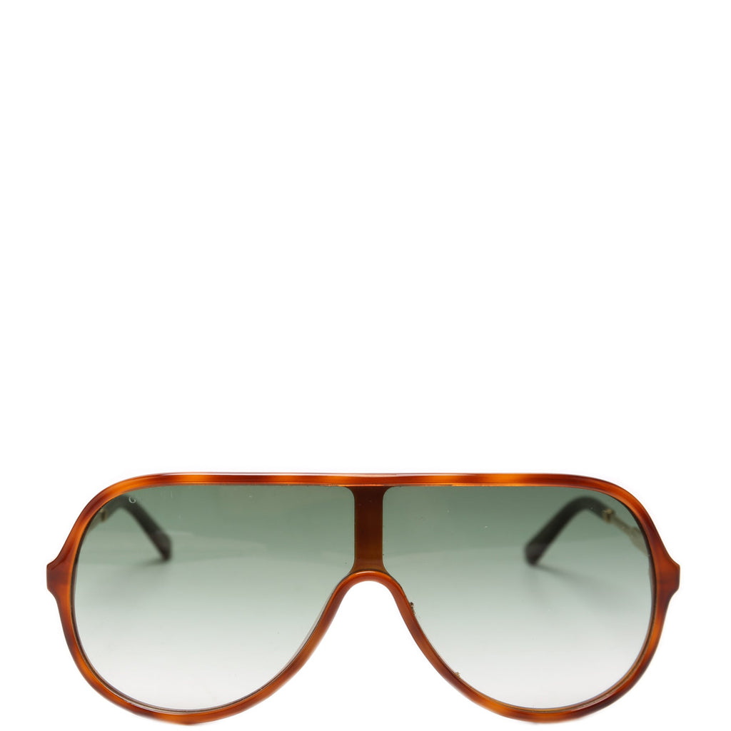 GG099S Shield Sunglasses Brown