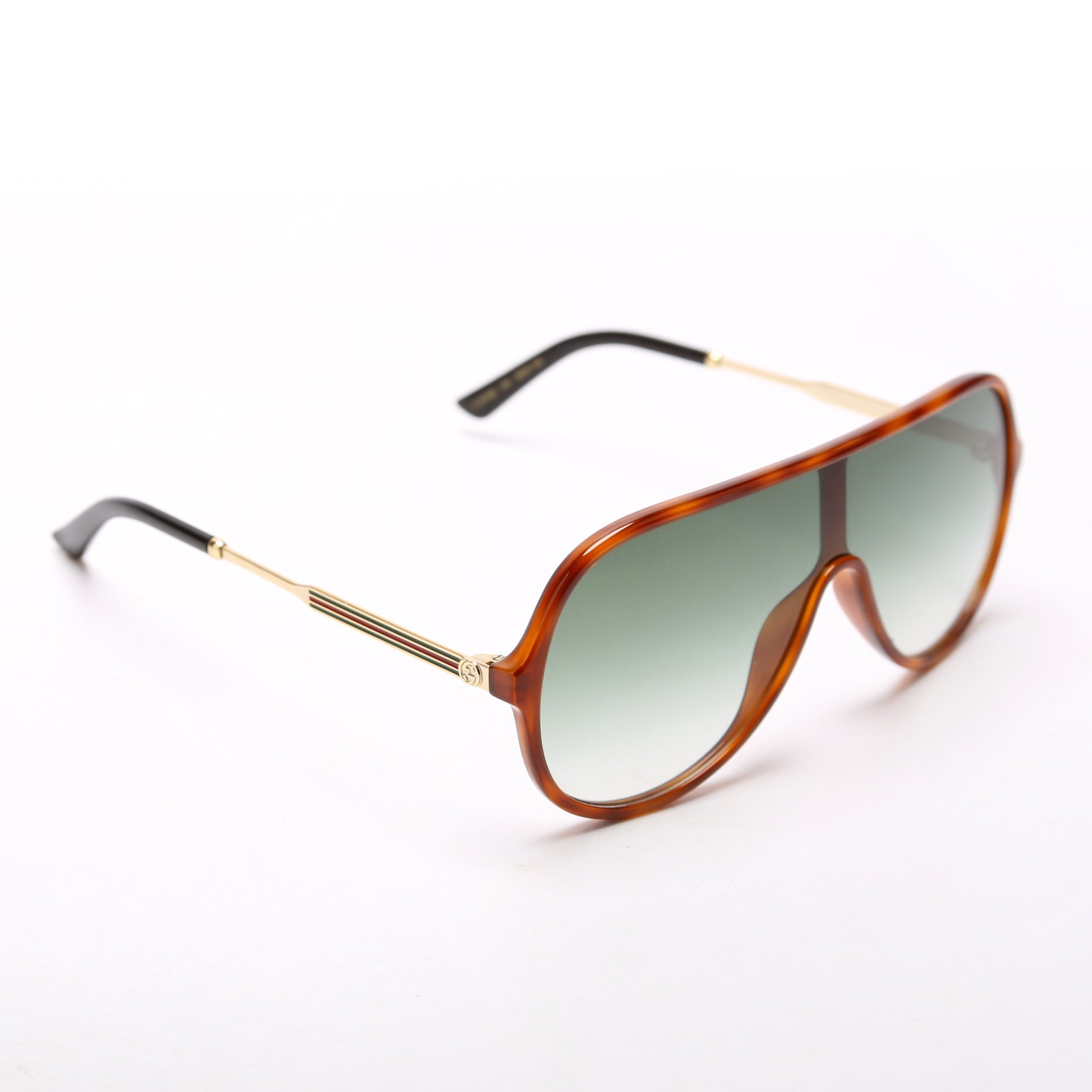 GG099S Shield Sunglasses Brown