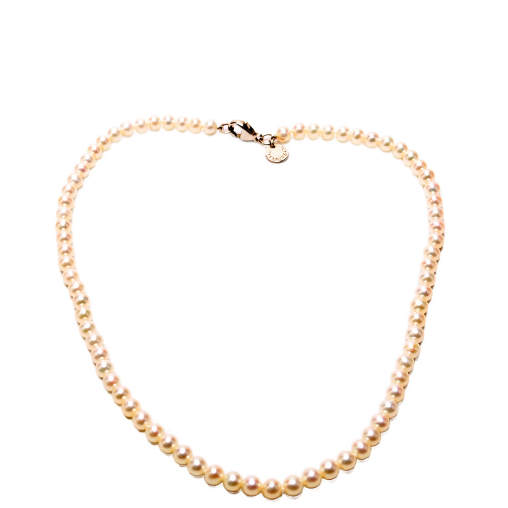 Ziegfeld 5MM Pearl Necklace 925