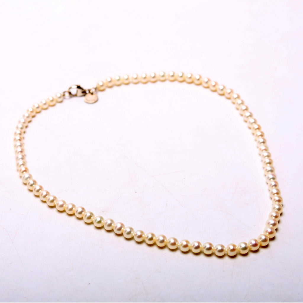 Ziegfeld 5MM Pearl Necklace 925