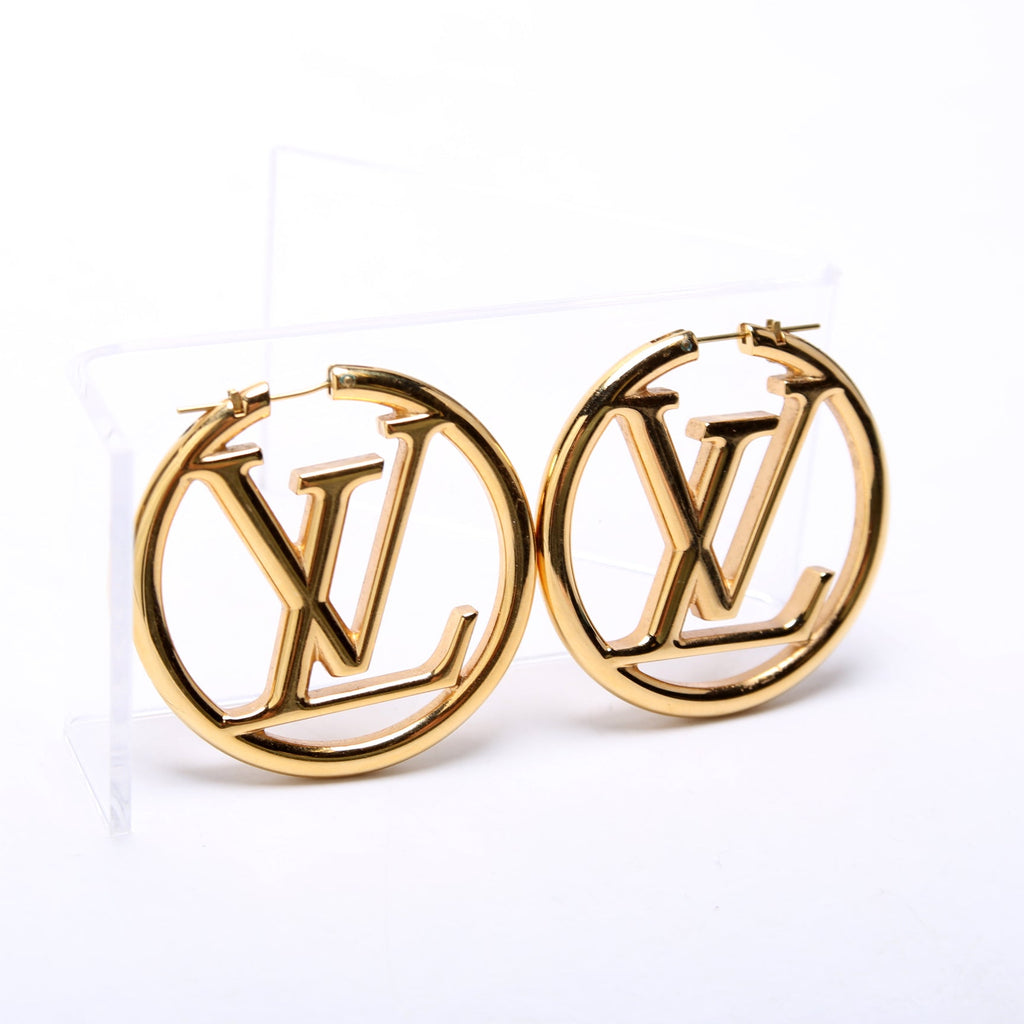 Louise Hoop GM Earrings Gold