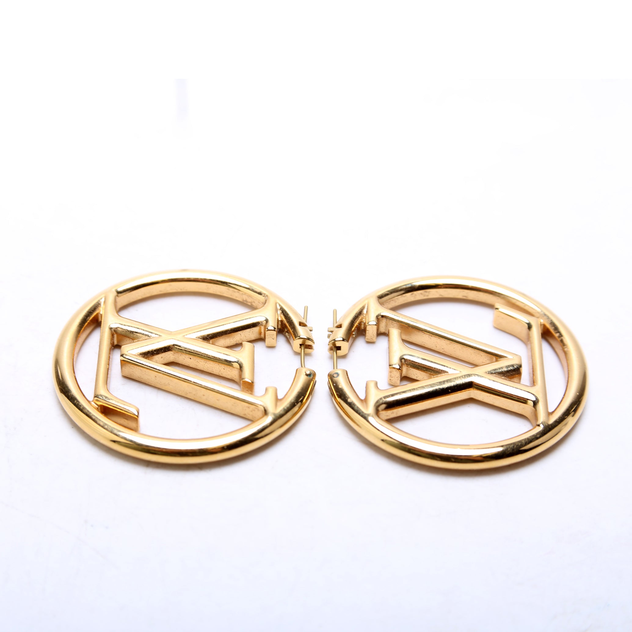 Louise Hoop GM Earrings Gold