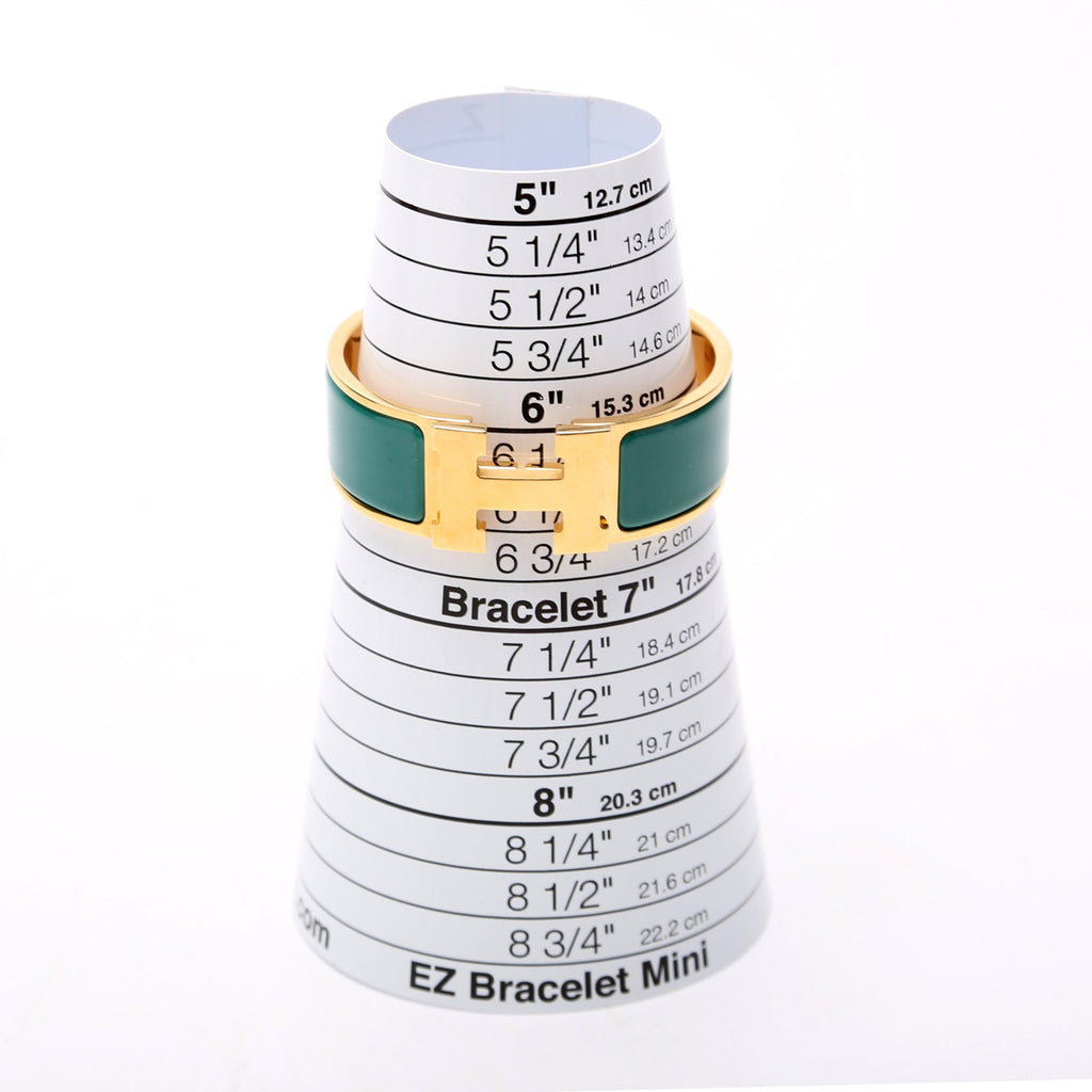 Clic Clac Wide PM Bracelet Gold/Teal