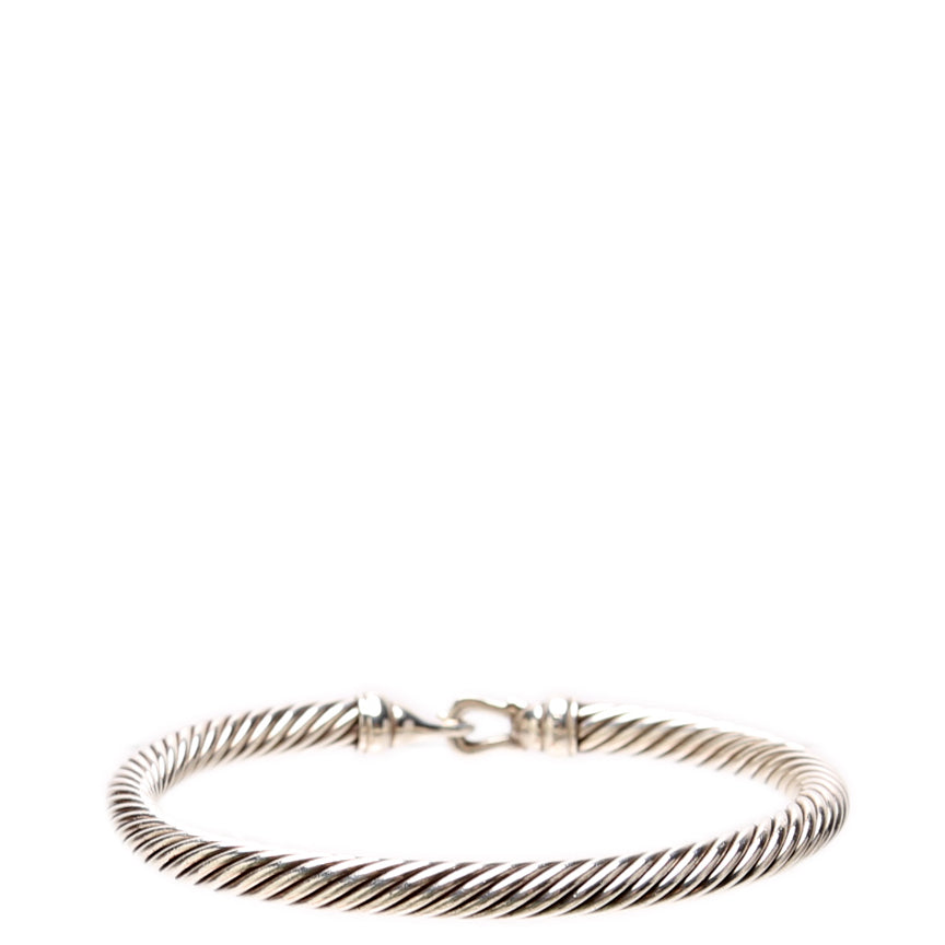 Classic Cable 5MM Buckle Bracelet 925/PAVE