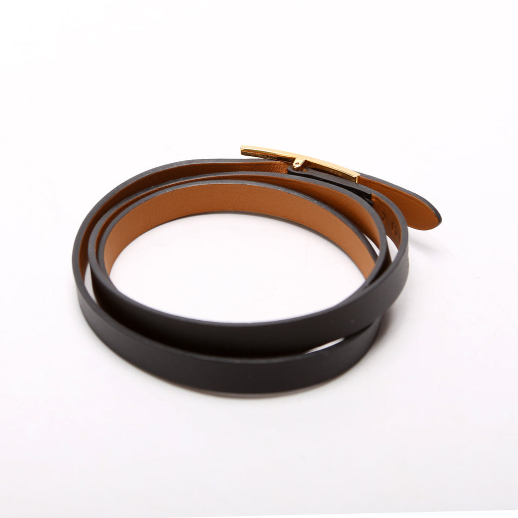 Hapi 3 Wrap Bracelet Black/Brown