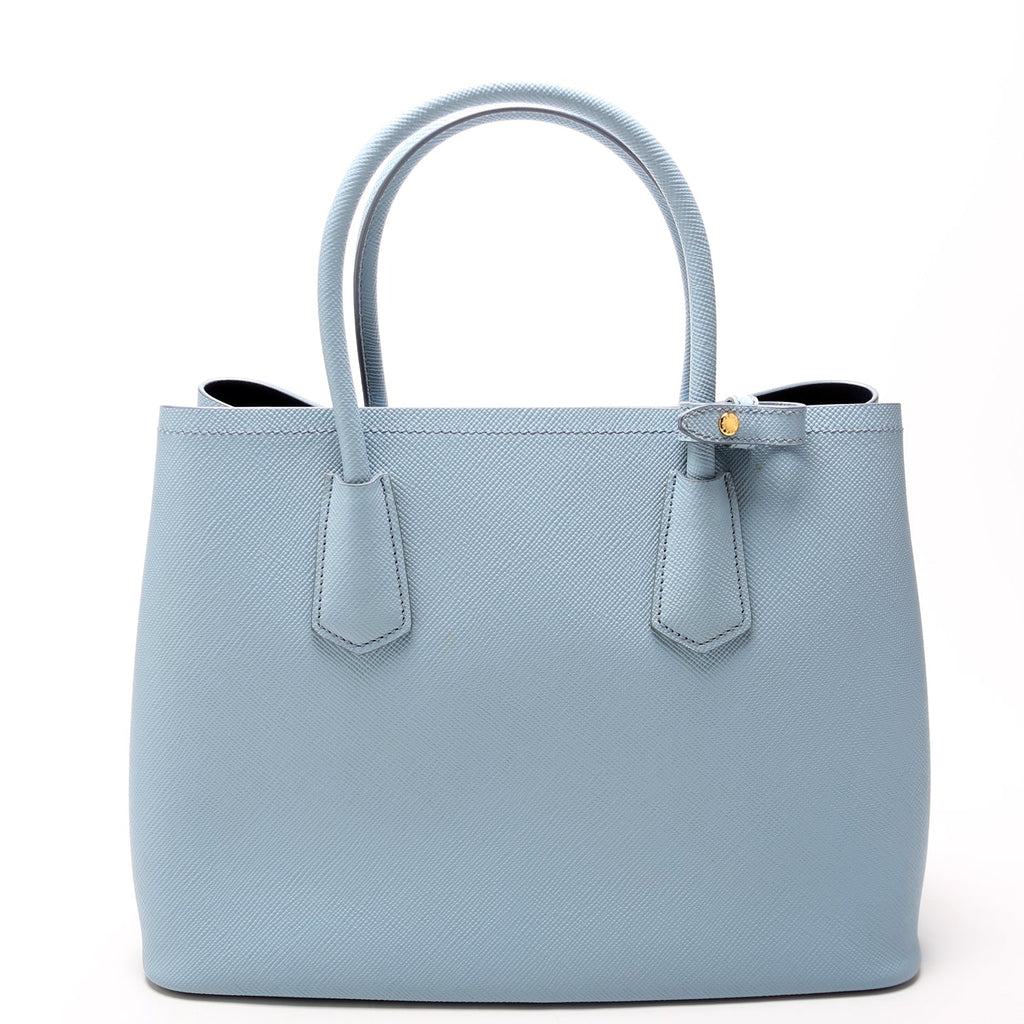 Saffiano Cuir Double Medium Blue