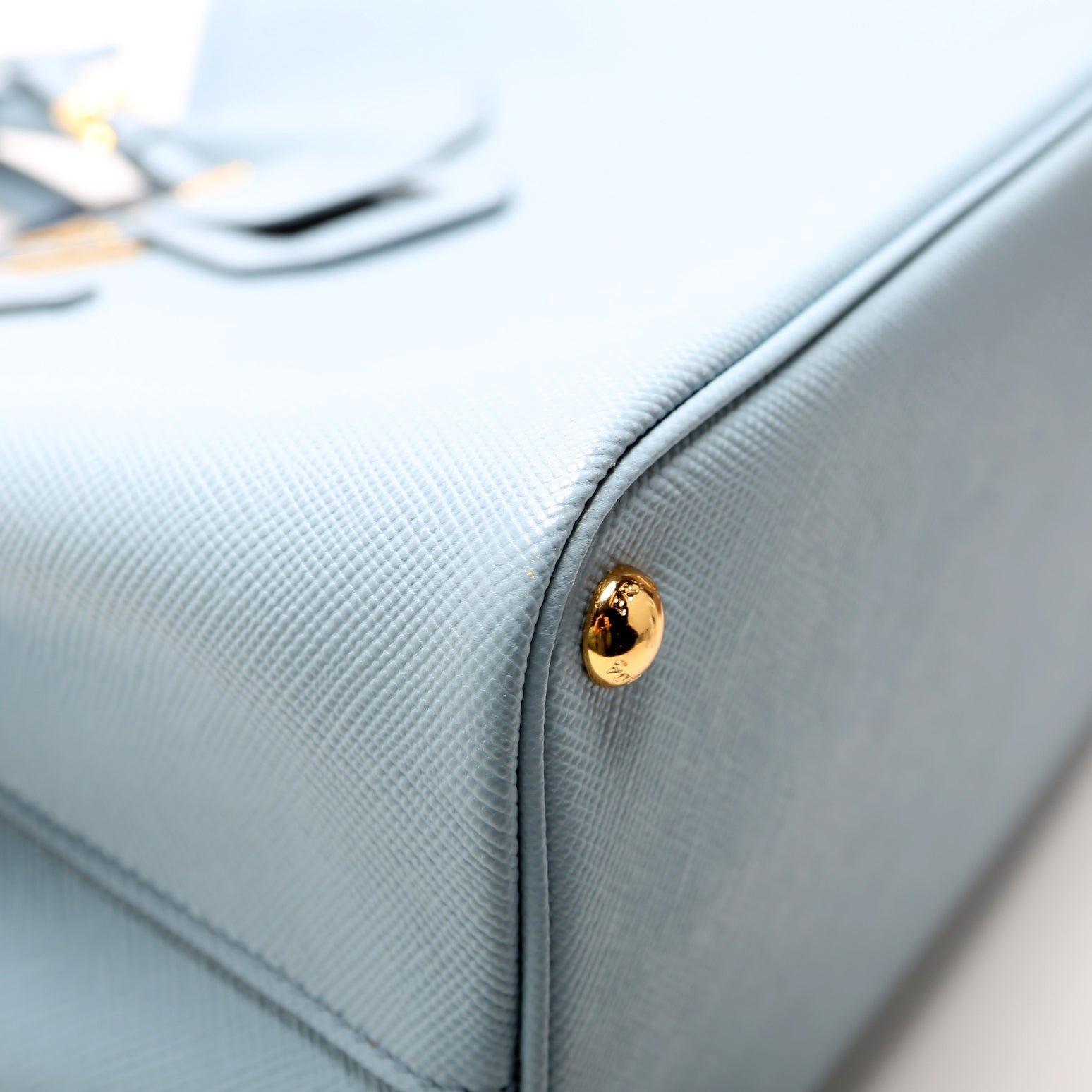 Saffiano Cuir Double Medium Blue