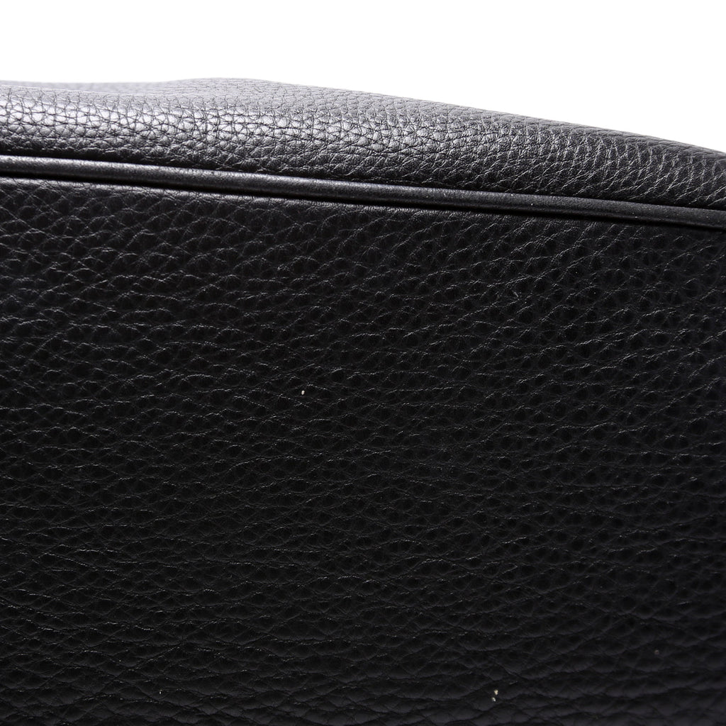 Vitello Daino Top Handle Tote Black