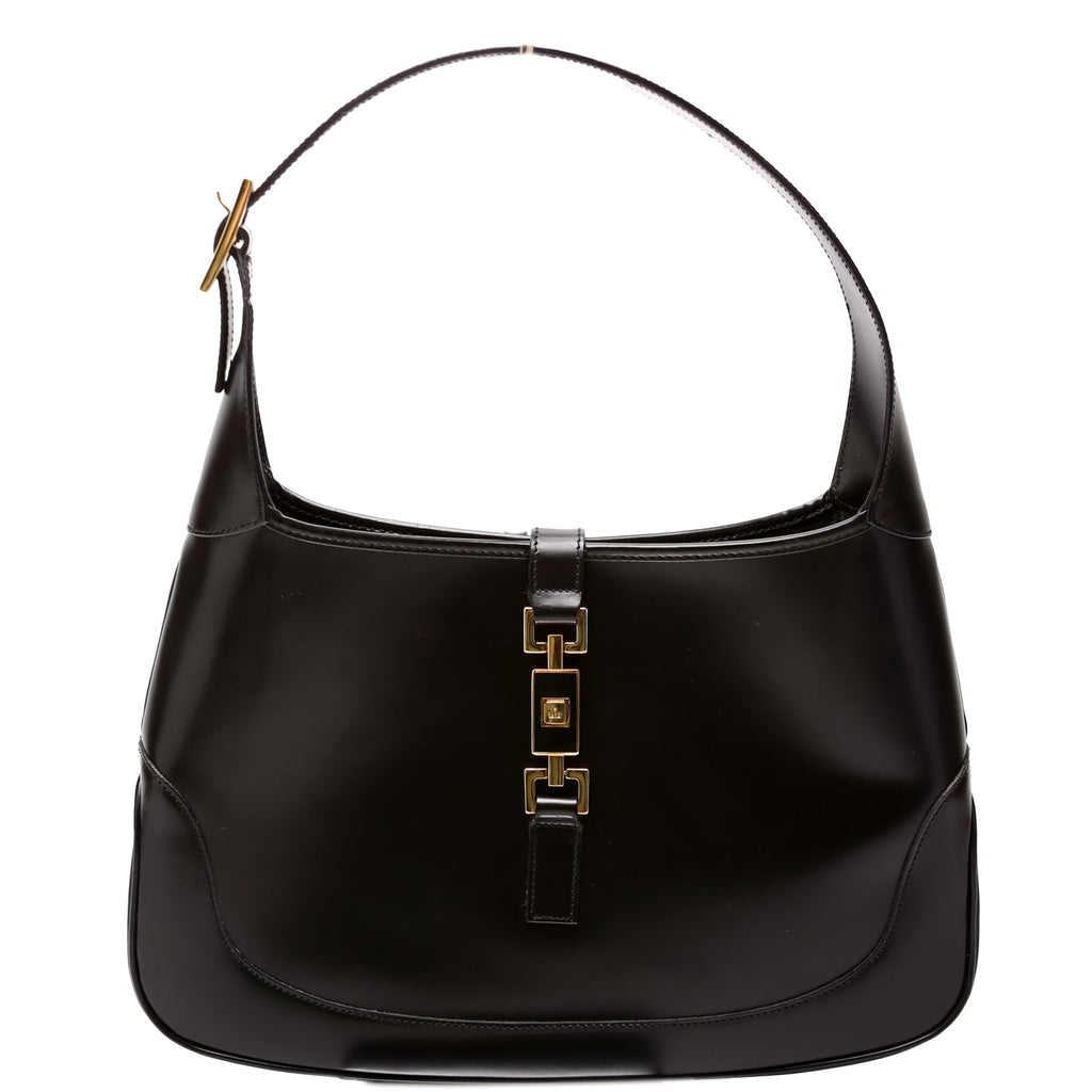 001.3306.3444 Jackie Hobo Leather Vintage Black