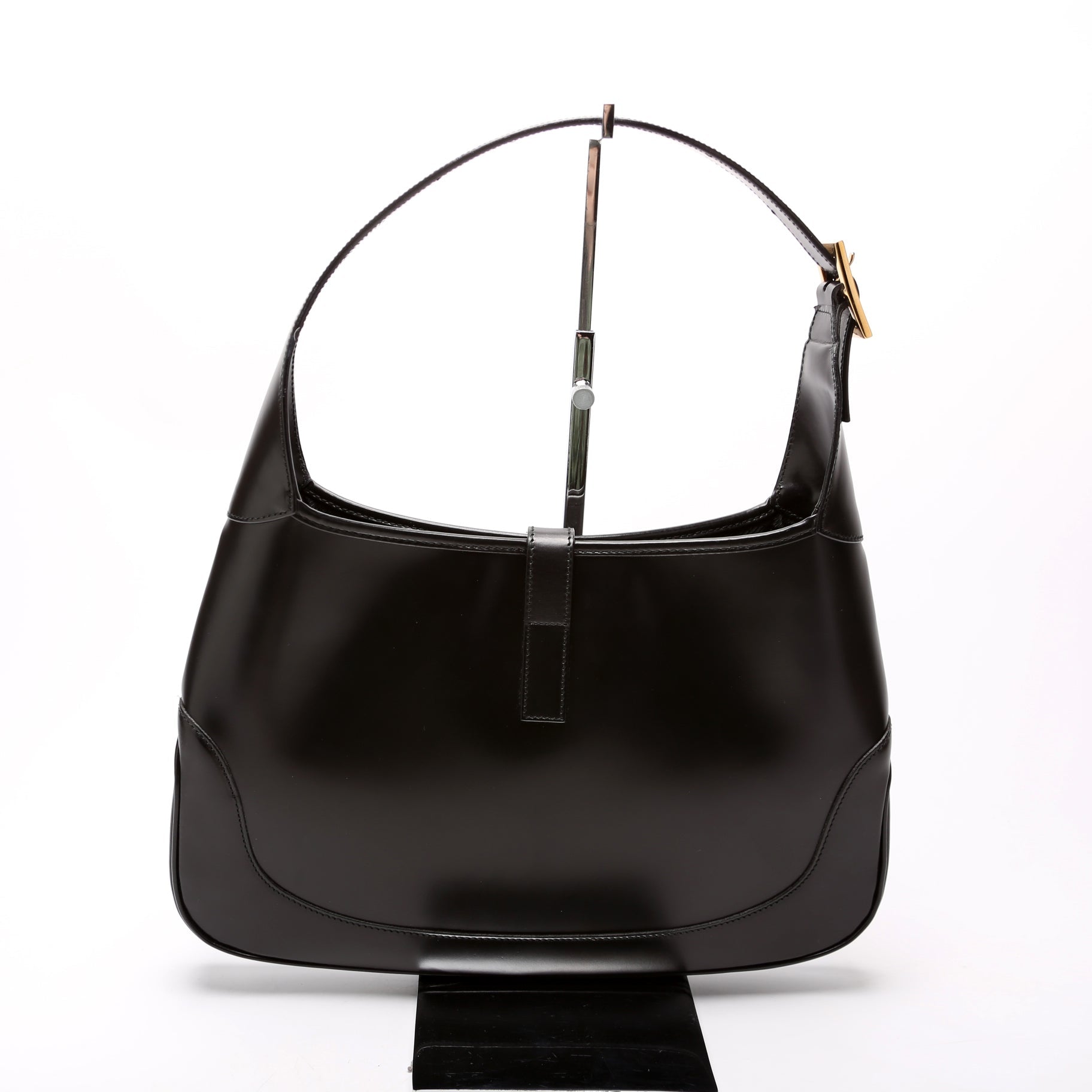 001.3306.3444 Jackie Hobo Leather Vintage Black