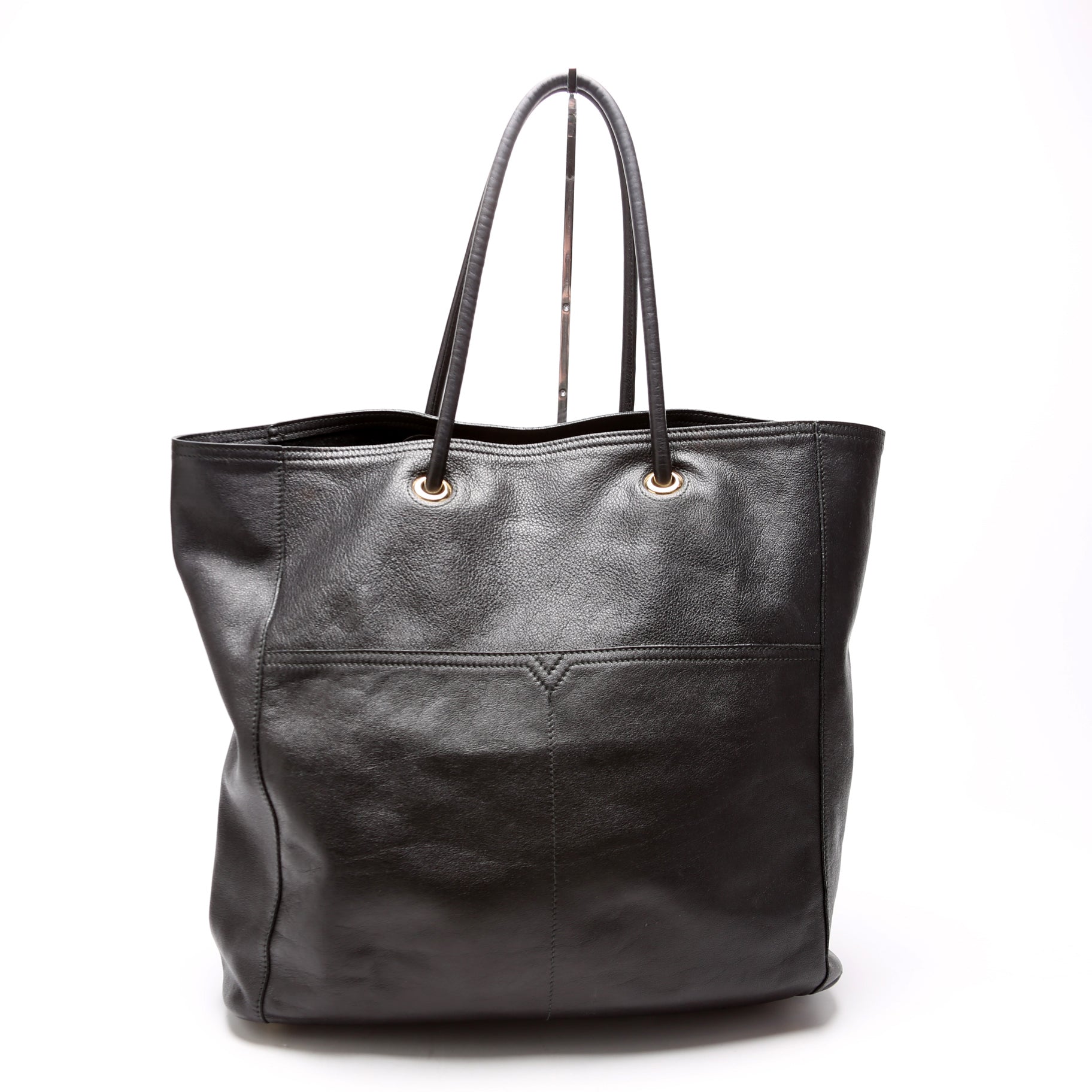 Lucky Chyc Tote Calfskin 257213 Black