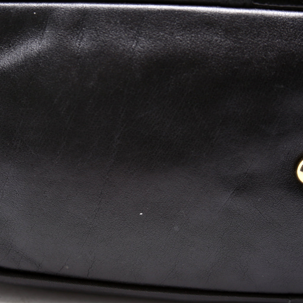 Lucky Chyc Tote Calfskin 257213 Black