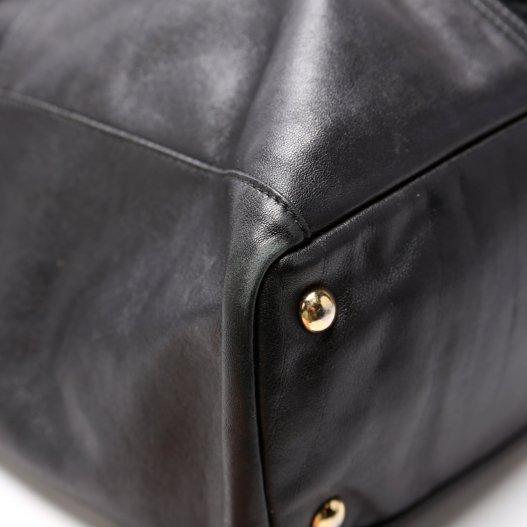 Lucky Chyc Tote Calfskin 257213 Black