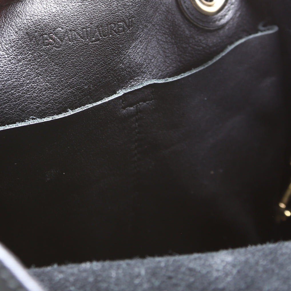 Lucky Chyc Tote Calfskin 257213 Black