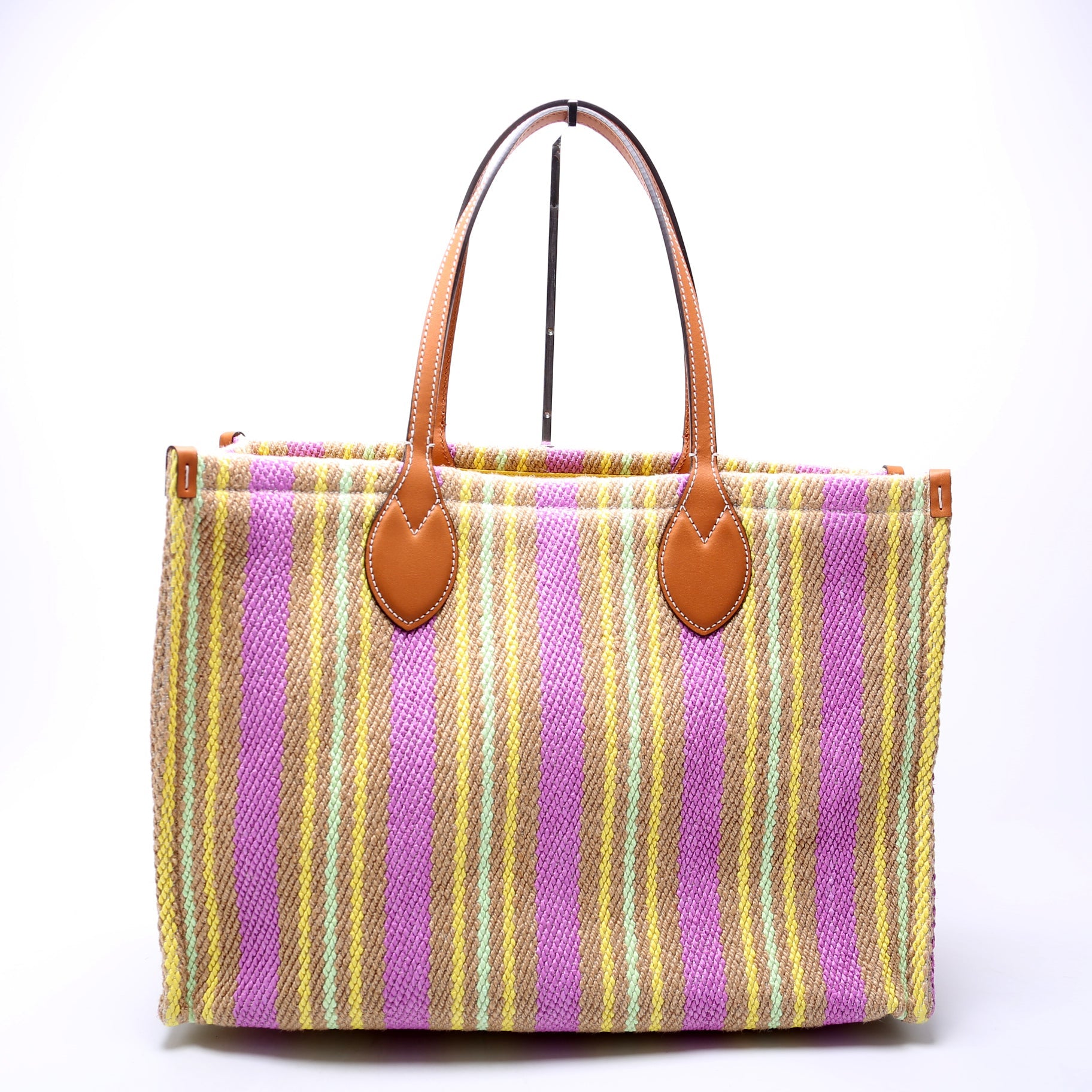 779674 Jute Tote Medium Multicolor
