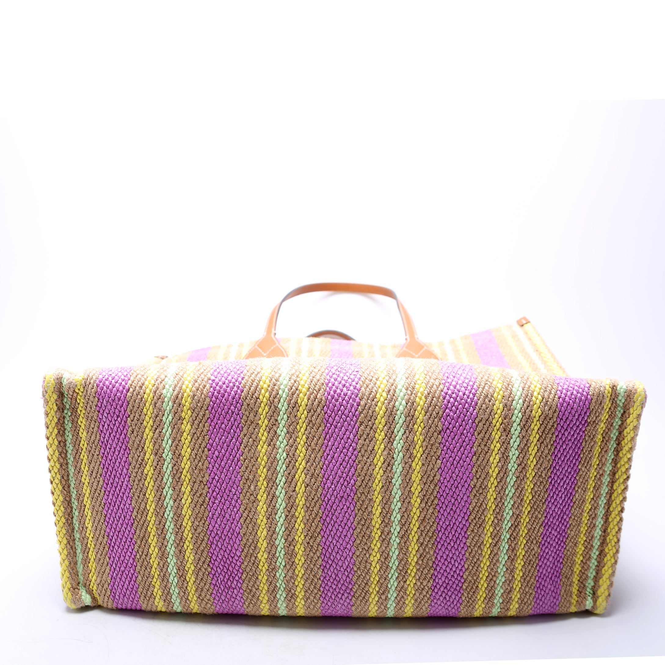 779674 Jute Tote Medium Multicolor
