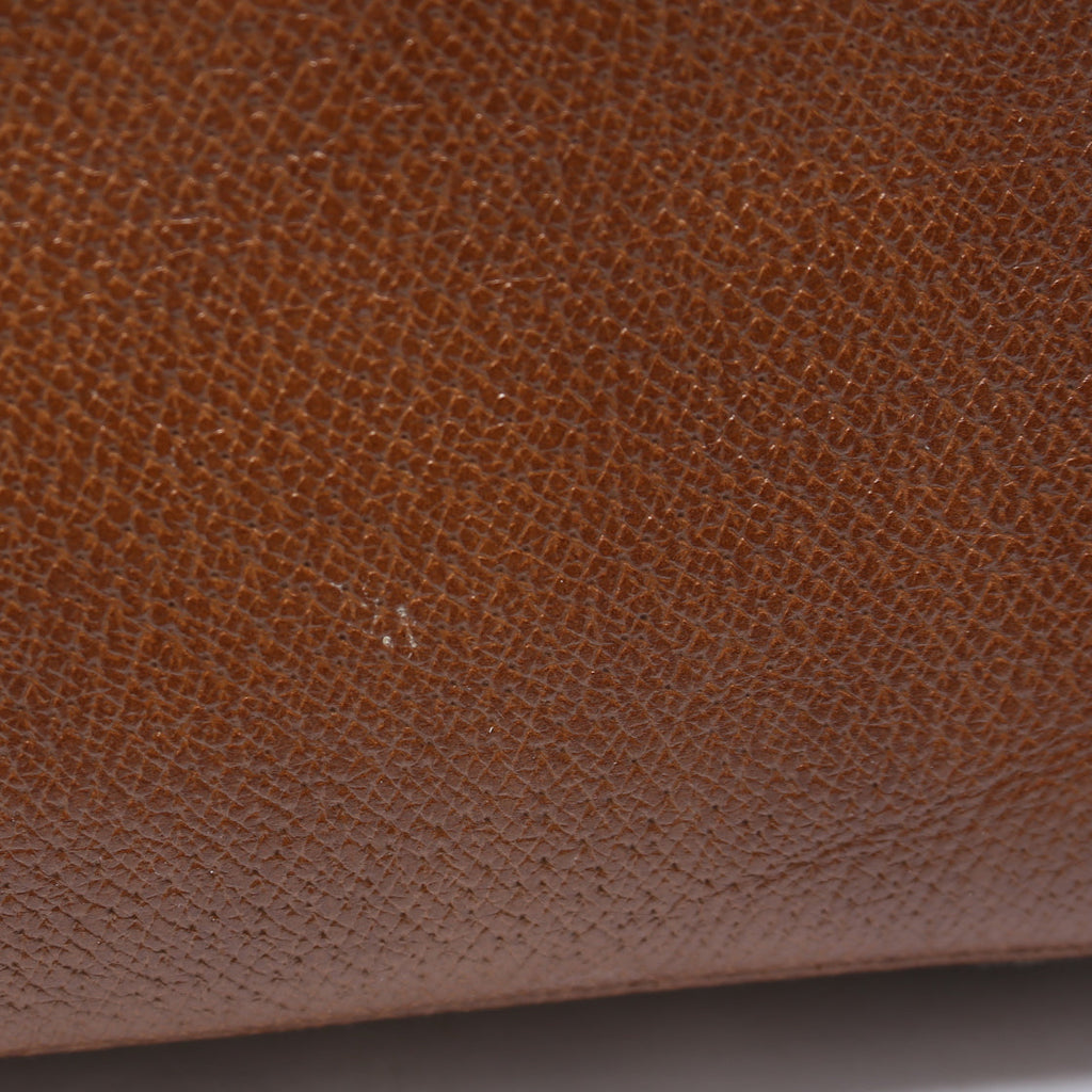 323671 GG Canvas Bree Zip Tote Medium Brown