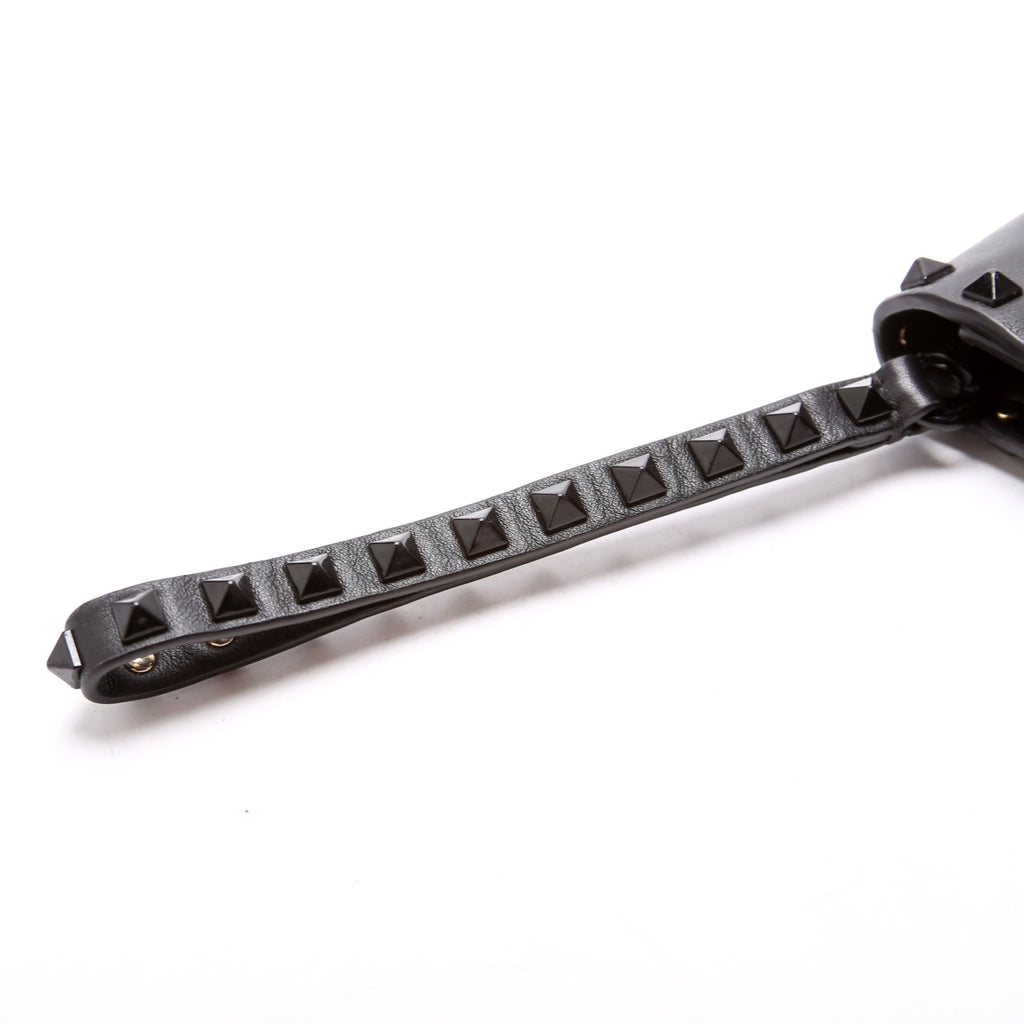 Rockstud Flap Wristlet Black
