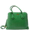 Saffiano Cuir Double Large Green