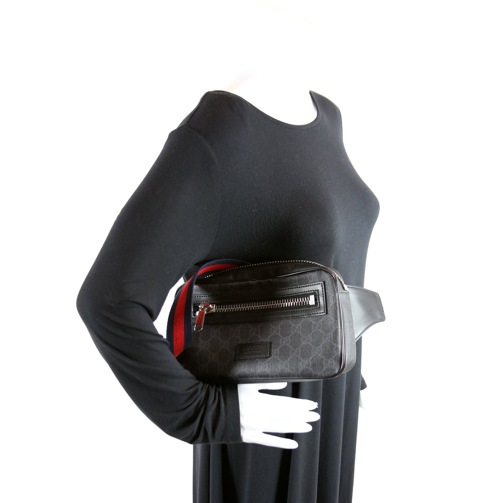 474293 Soft GG Supreme Belt Bag Black
