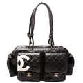 Cambon Large Multipocket Reporter Black