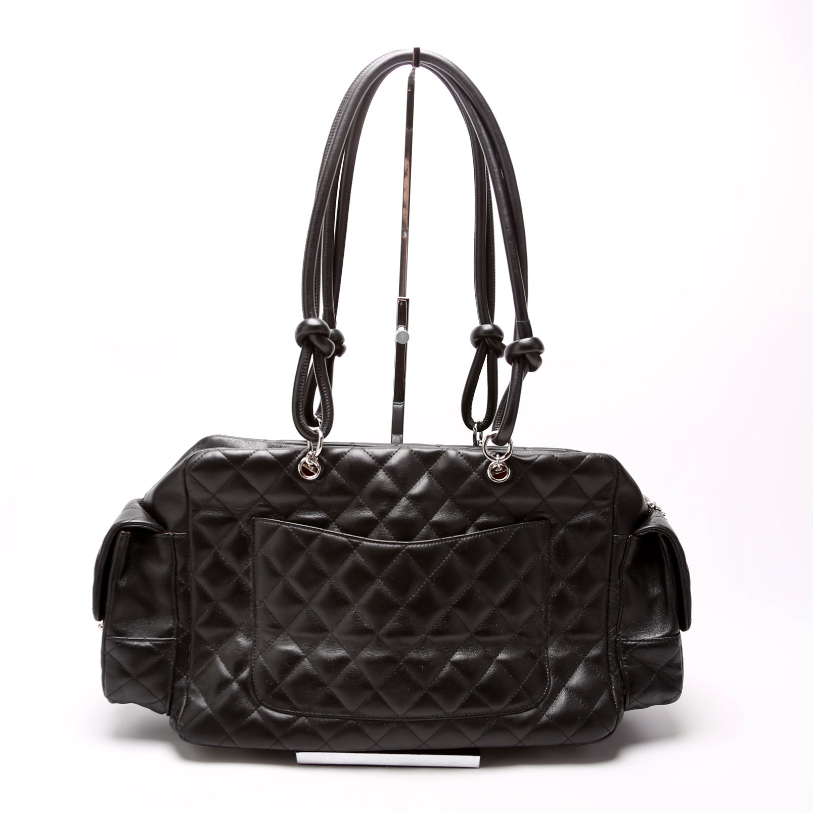 Cambon Large Multipocket Reporter Black