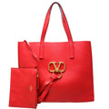 Vring Leather Tote Large Red