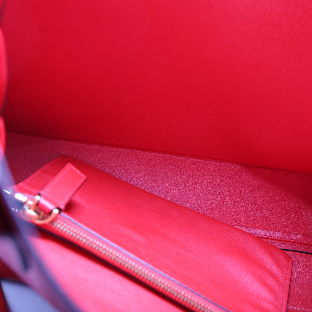 Vring Leather Tote Large Red