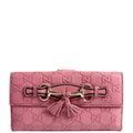 295357 Guccissima Emily Continental Wallet Pink