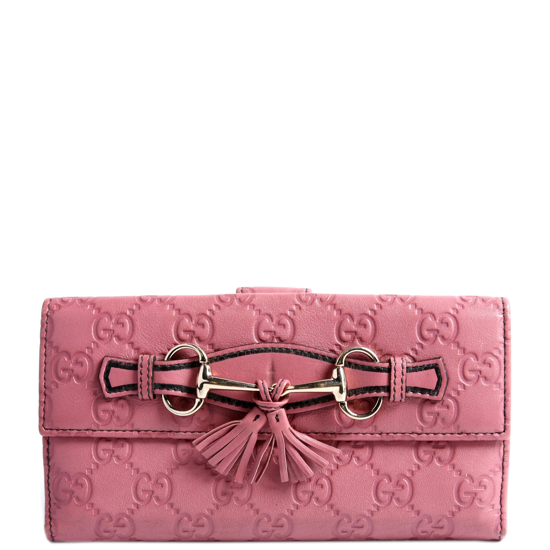 295357 Guccissima Emily Continental Wallet Pink