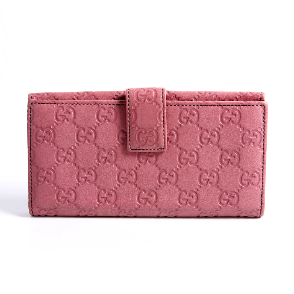 295357 Guccissima Emily Continental Wallet Pink