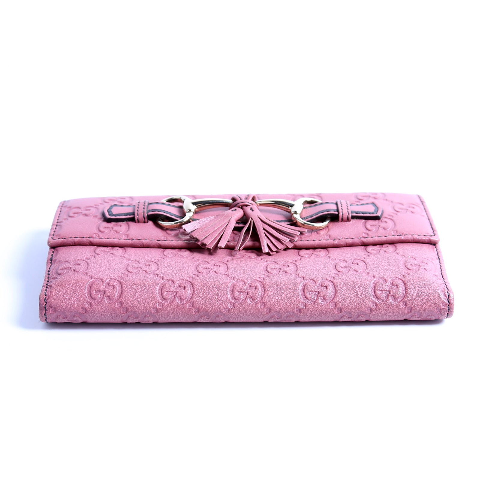 295357 Guccissima Emily Continental Wallet Pink