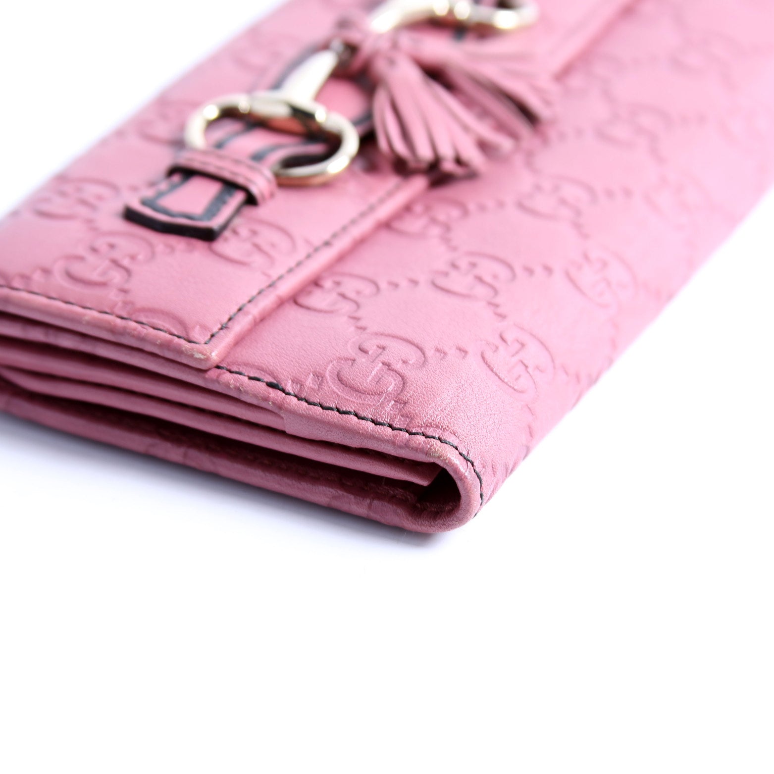 295357 Guccissima Emily Continental Wallet Pink