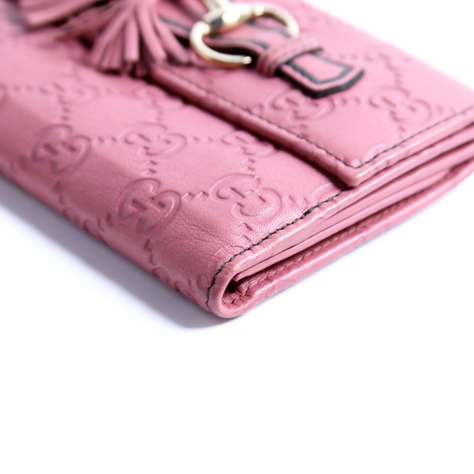 295357 Guccissima Emily Continental Wallet Pink
