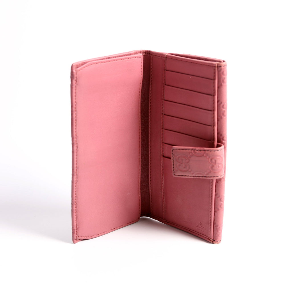 295357 Guccissima Emily Continental Wallet Pink
