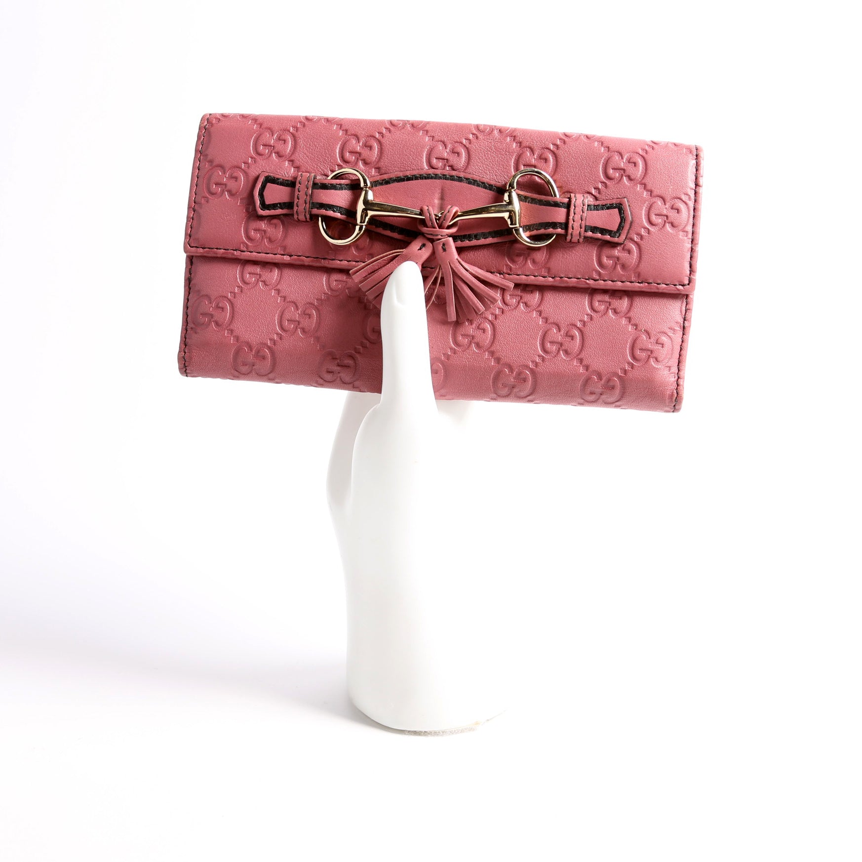 295357 Guccissima Emily Continental Wallet Pink