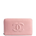 Timeless CC Zip Around Organizer Wallet 14M Pink