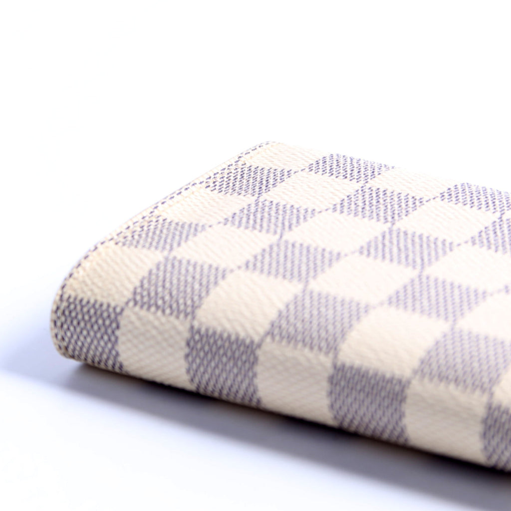 Victorine Wallet Damier Azur Pink