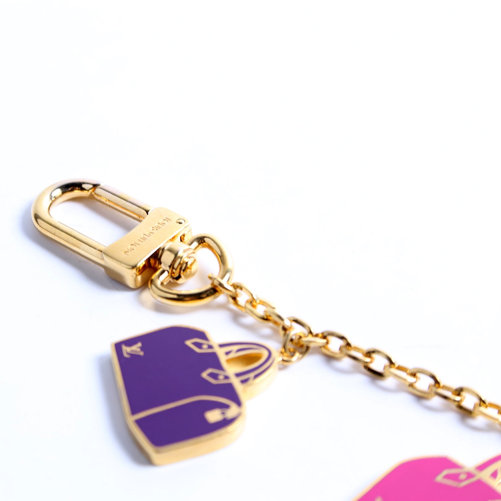 Enamel Iconic Speedy Bag Charm Gold/Multi