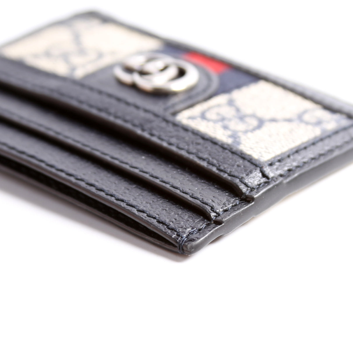 523159 Ophidia GG Card Case Navy