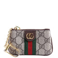 GG Supreme Ophidia Key Case Brown