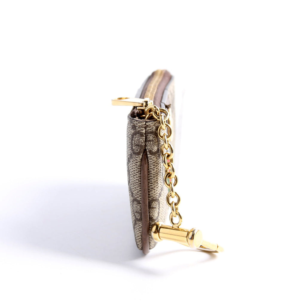 GG Supreme Ophidia Key Case Brown