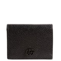 456126 GG Marmont Card Case Black