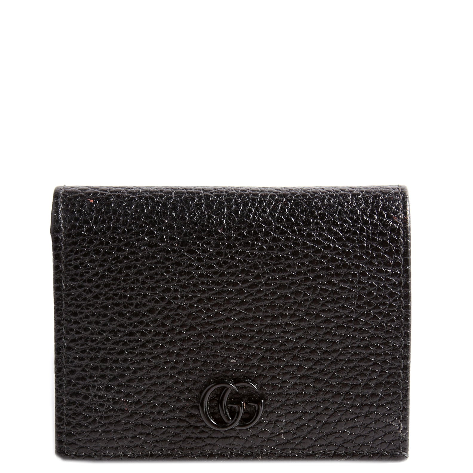 456126 GG Marmont Card Case Black