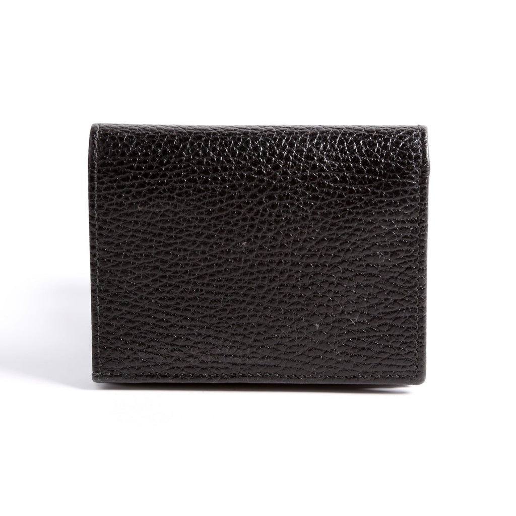 456126 GG Marmont Card Case Black
