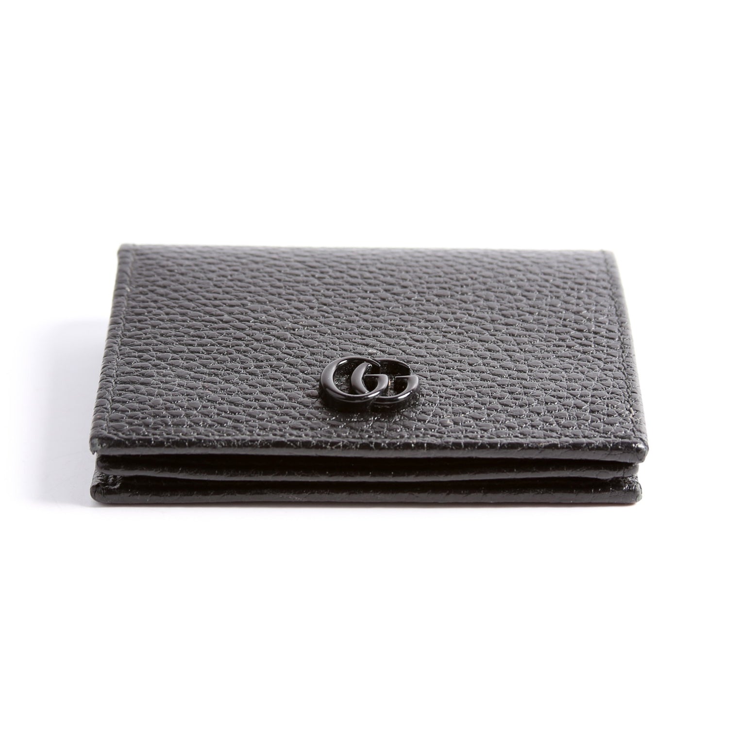 456126 GG Marmont Card Case Black